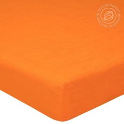Простыня на резинке махровая 200х200 Апельсин АРТ-Дизайн